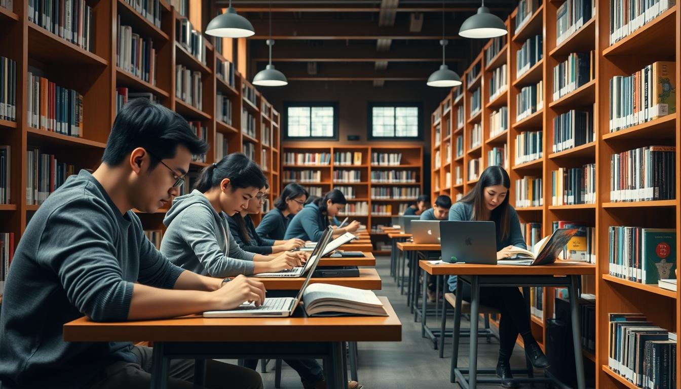 Students and educational resources in a modern learning environment